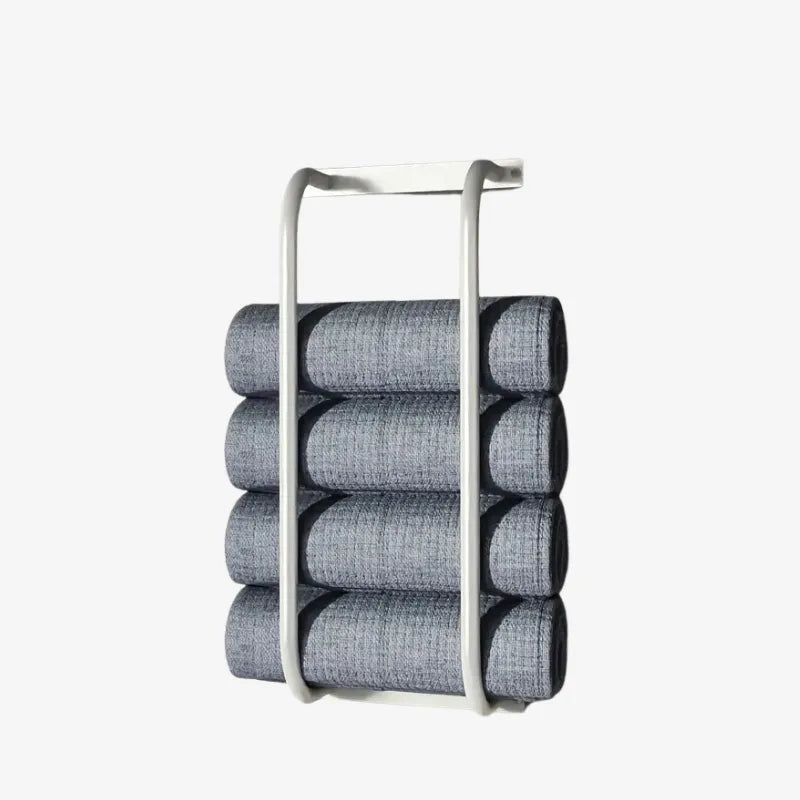 Porte-serviettes mural en tissu – Rangement élégant et pratique