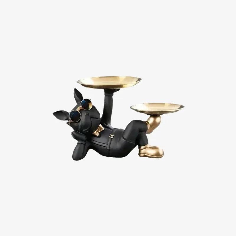 Statue de Chien Porte-Objets – Élégance et Originalité pour Votre Intérieur