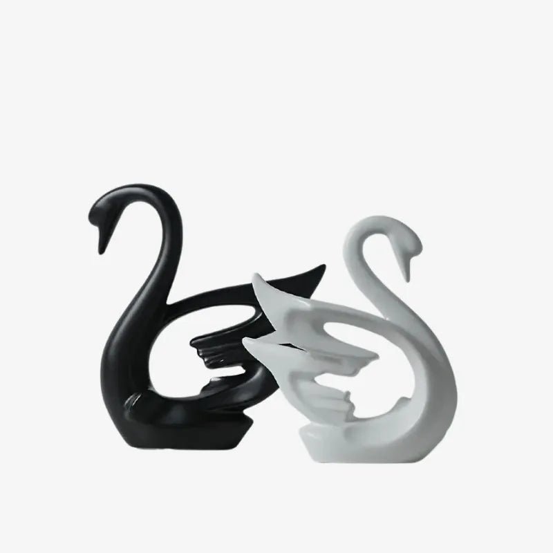Sculpture Cygnes de l’Amour – Symbole d’Élégance et d’Harmonie