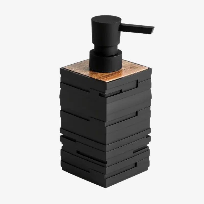 Distributeur de Savon Noir – Élégance et Fonctionnalité