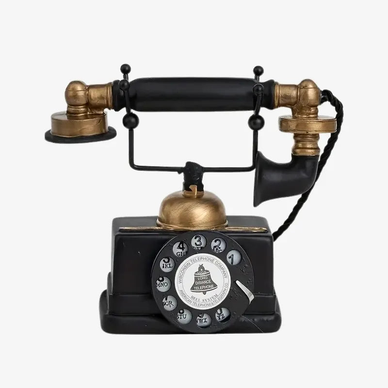 Téléphone Rétro Décoratif – Un Voyage dans le Temps avec Élégance