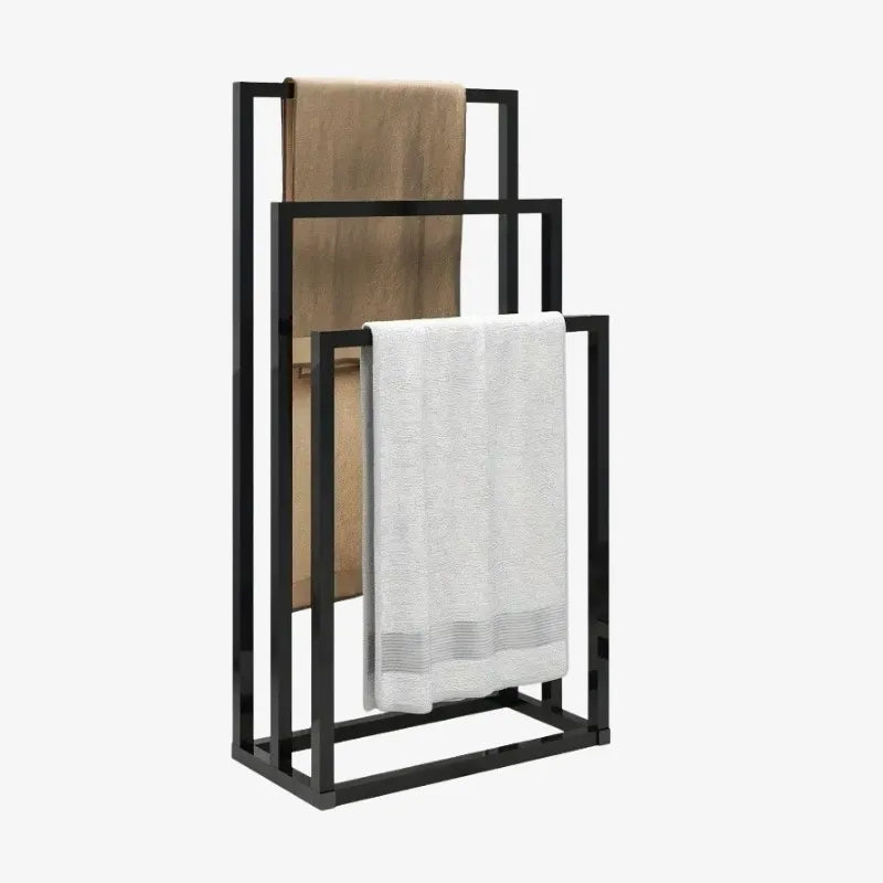 Porte-Serviettes Noir – Élégance et Praticité pour votre Salle de Bain