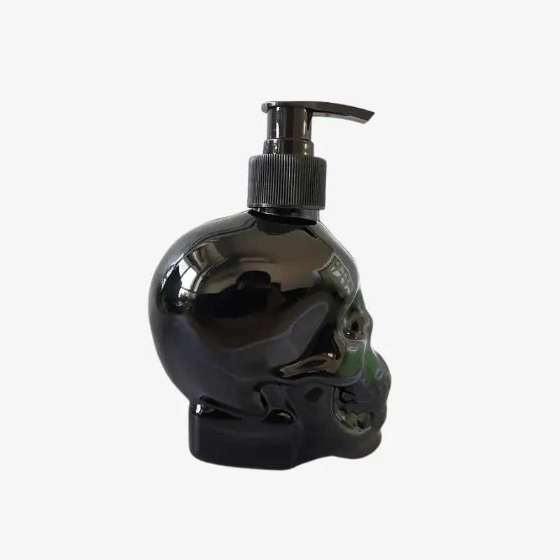 Distributeur de Savon Crâne Noir – Élégance et Audace
