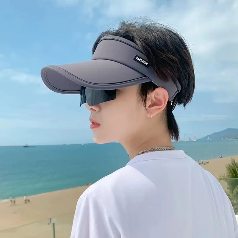 Visor cap with integrated goggles