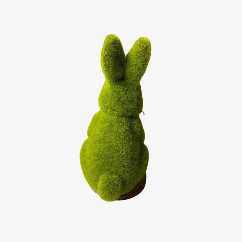 Statue Lapin Effet Herbe – Une Touche Naturelle et Poétique pour Votre Décoration