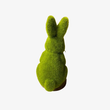 Statue Lapin Effet Herbe – Une Touche Naturelle et Poétique pour Votre Décoration