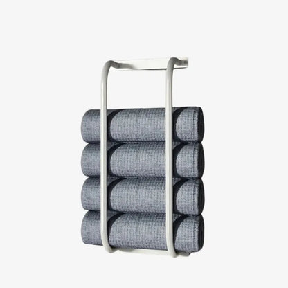 Porte-serviettes mural en tissu – Rangement élégant et pratique