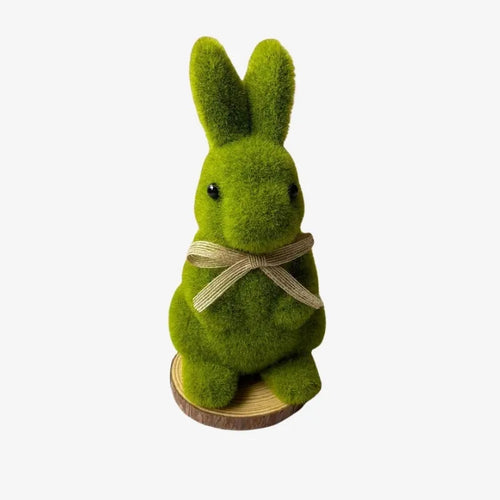 Statue Lapin Effet Herbe – Une Touche Naturelle et Poétique pour Votre Décoration