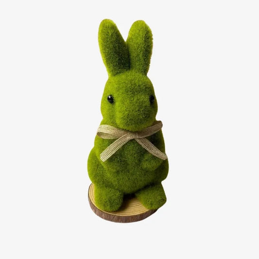 Statue Lapin Effet Herbe – Une Touche Naturelle et Poétique pour Votre Décoration