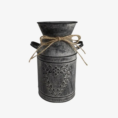Vintage Metal Vase - A Rustic and Elegant Touch for Your Decoration