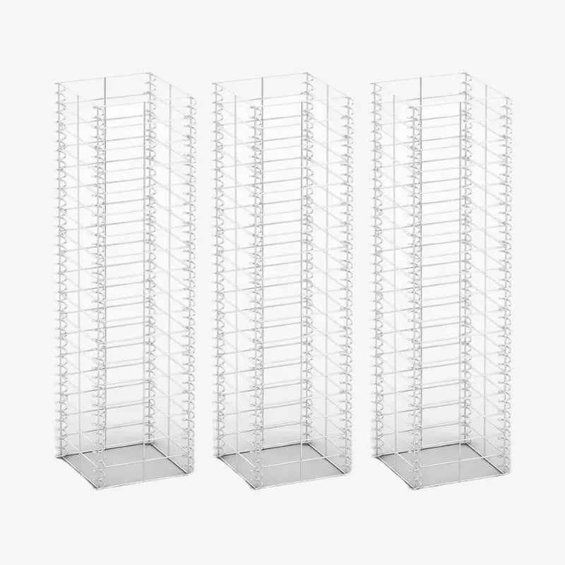 Ensemble de 3 Gabions en Fil Galvanisé – Une Solution Robuste et Esthétique pour Votre Extérieur
