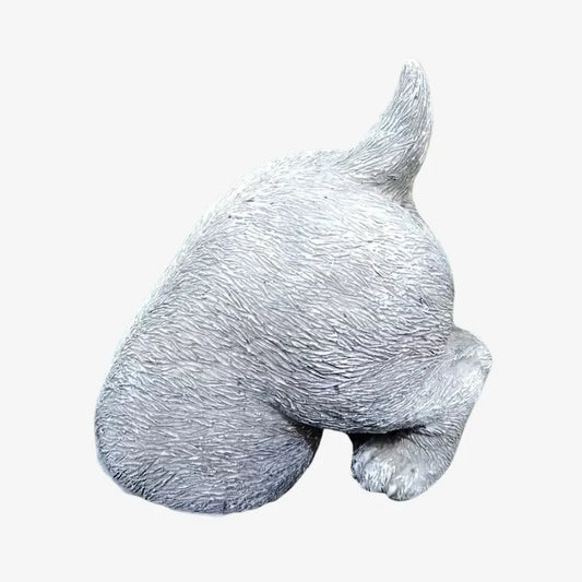 Statue Chien Originale en Résine – Une Touche d’Humour et d’Originalité pour Votre Jardin