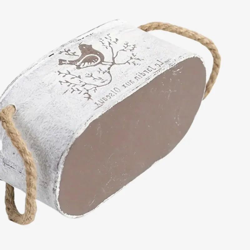 Jardinière en Métal Vintage – Élégance Rustique pour Vos Plantes