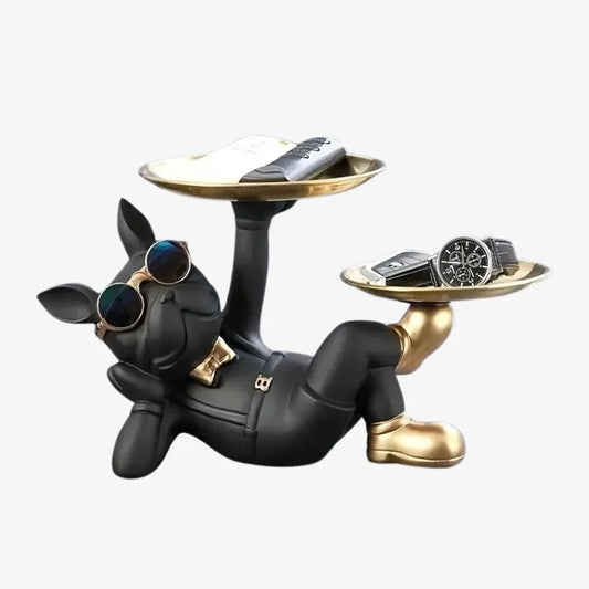 Statue de Chien Porte-Objets – Élégance et Originalité pour Votre Intérieur