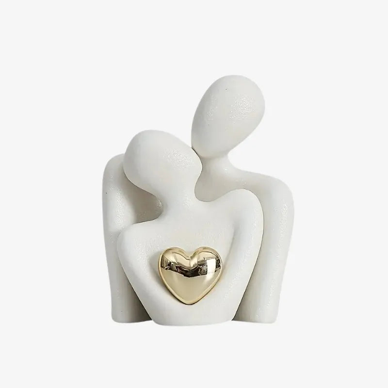 Sculpture Duo Abstrait – L’Expression de l’Amour et de la Connexion