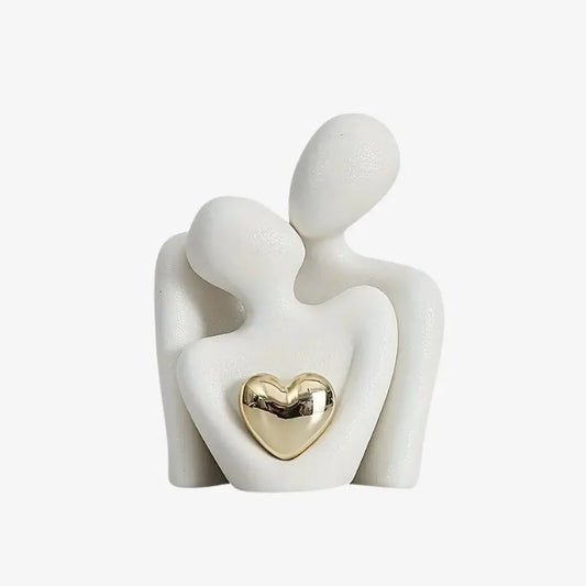 Sculpture Duo Abstrait – L’Expression de l’Amour et de la Connexion