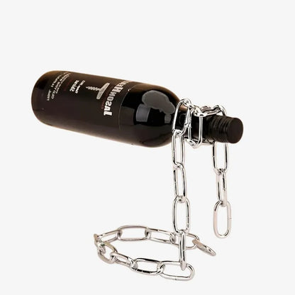 Chaine Porte-Bouteille Flottante – L’Illusion Parfaite pour Sublimer Vos Vins