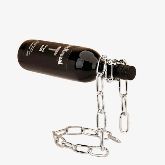 Chaine Porte-Bouteille Flottante – L’Illusion Parfaite pour Sublimer Vos Vins