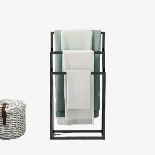 Porte-Serviettes Noir – Élégance et Praticité pour votre Salle de Bain