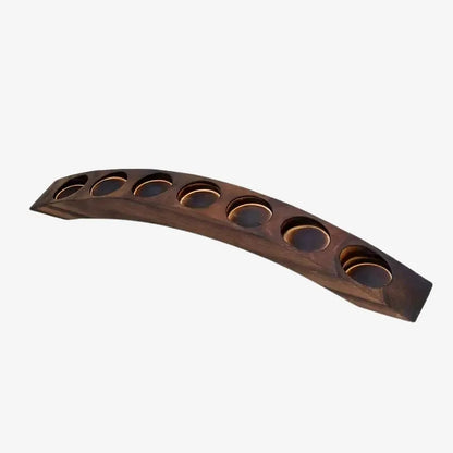 Porte-Bougies Chauffe-Plat en Bois – Une Ambiance Chaleureuse et Élégante