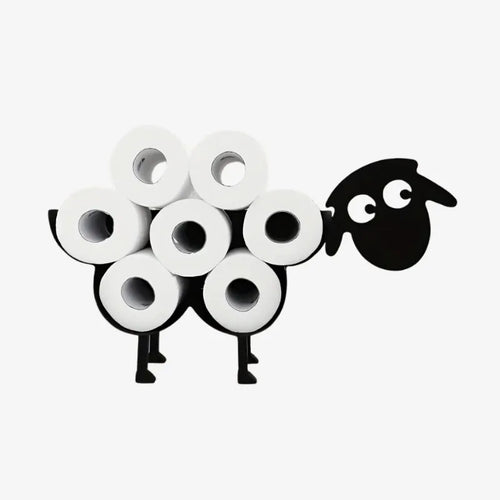 Porte-Papier Toilette Mouton – Un Rangement Ludique et Pratique