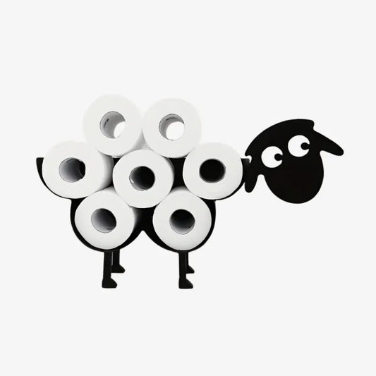 Porte-Papier Toilette Mouton – Un Rangement Ludique et Pratique