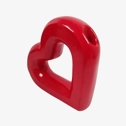 Sculpture Cœur Rouge – Élégance et Passion en Décoration