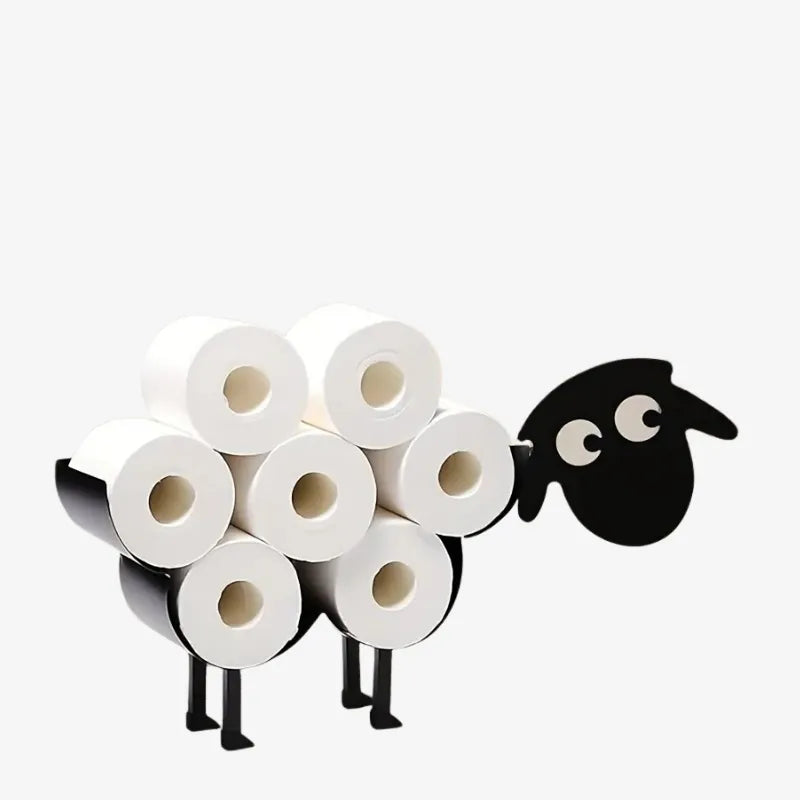 Porte-Papier Toilette Mouton – Un Rangement Ludique et Pratique