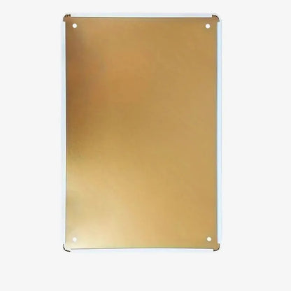 Panneau Règles d'Or des Toilettes – Une Touche d'Humour et de Rappel