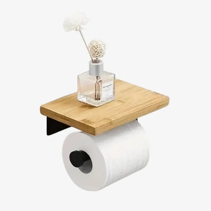 Porte-Papier Toilette avec Étagère – Élégance et Praticité