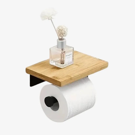 Porte-Papier Toilette avec Étagère – Élégance et Praticité