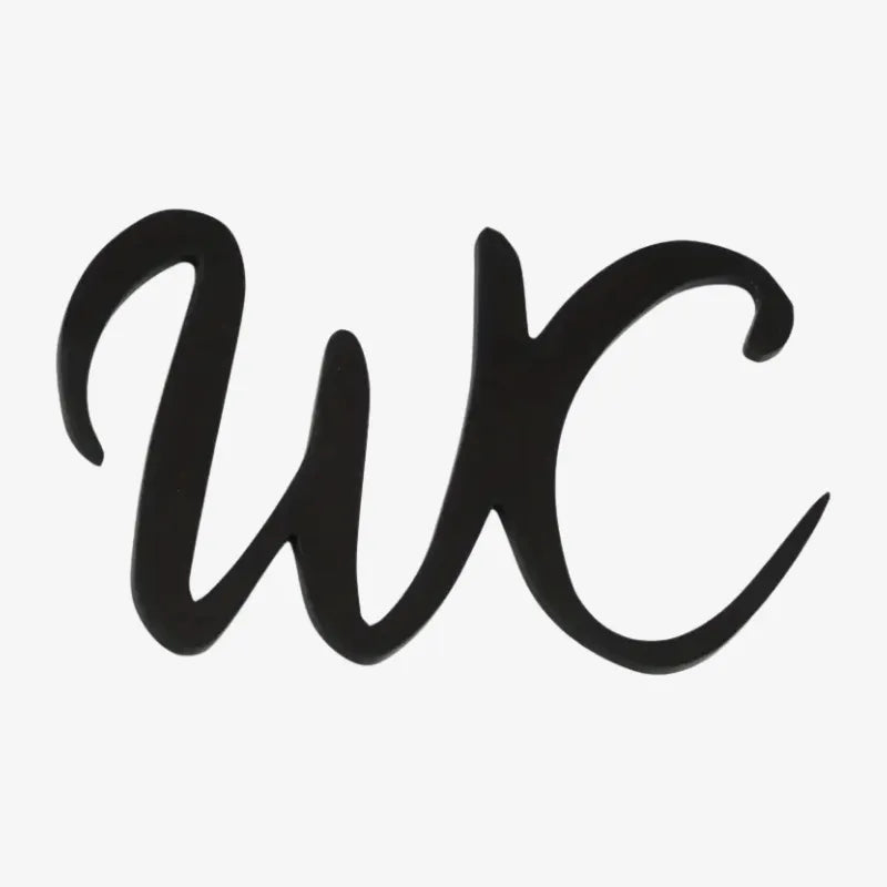 Lettres Murales WC – Élégance et Simplicité pour votre Salle de Bain