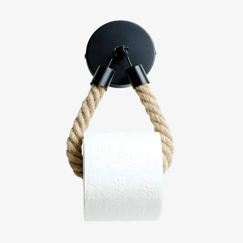 Porte-Papier Toilette en Corde – Élégance Rustique et Praticité