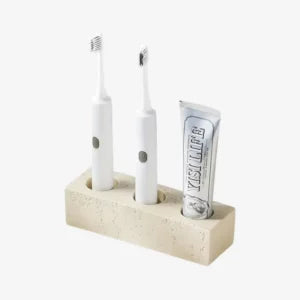 Porte-brosses à dents en pierre naturelle – Élégance et robustesse