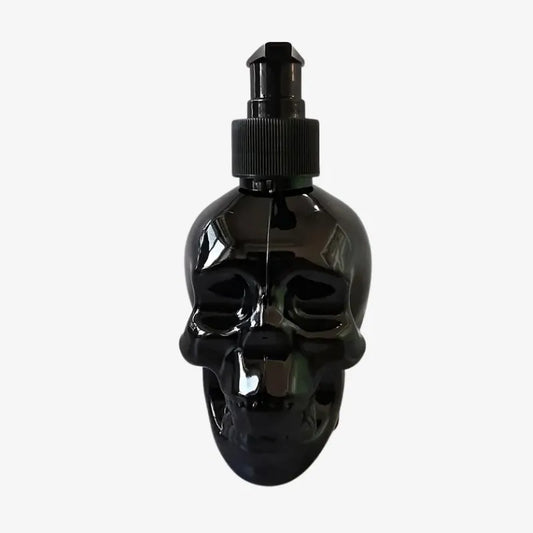 Distributeur de Savon Crâne Noir – Élégance et Audace