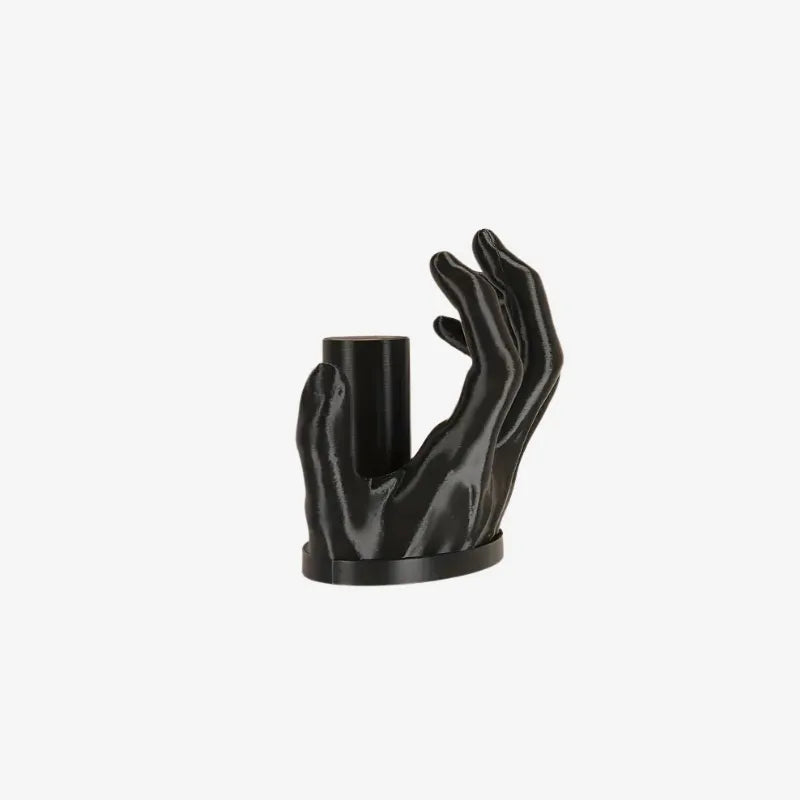 Porte-Papier Toilette Main Noire – Originalité et Élégance