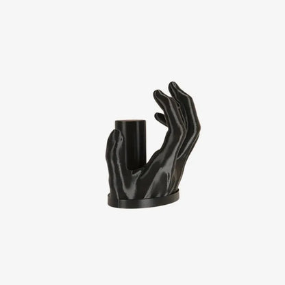Porte-Papier Toilette Main Noire – Originalité et Élégance