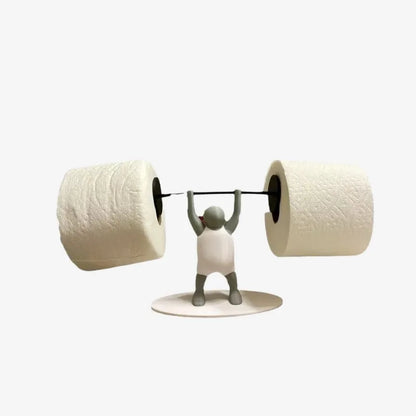 Porte-Papier Toilette Powerlifter – Musculation et Humour dans Vos Toilettes
