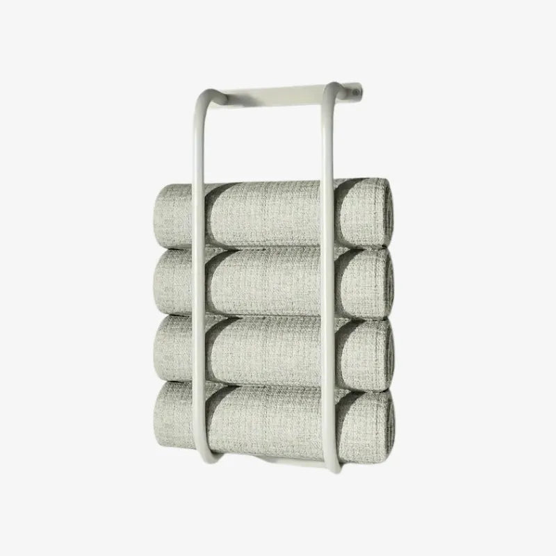 Porte-serviettes mural en tissu – Rangement élégant et pratique
