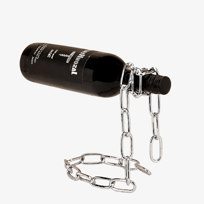 Chaine Porte-Bouteille Flottante – L’Illusion Parfaite pour Sublimer Vos Vins
