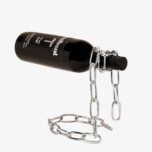 Chaine Porte-Bouteille Flottante – L’Illusion Parfaite pour Sublimer Vos Vins