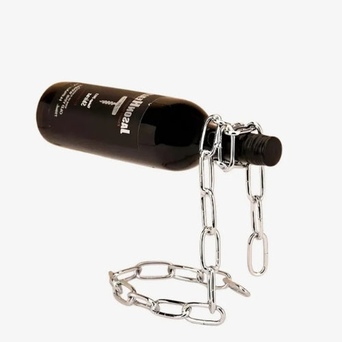 Chaine Porte-Bouteille Flottante – L’Illusion Parfaite pour Sublimer Vos Vins
